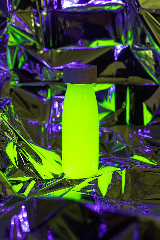 Petit Boum Sensory Toy Bottle Float - Fluo Yellow