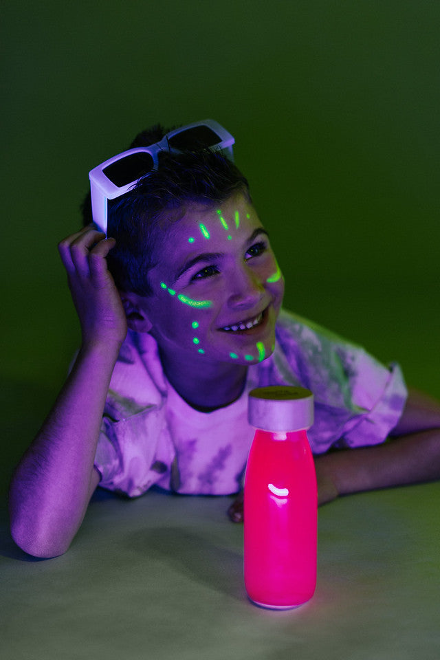 Petit Boum Sensory Toy Bottle Float - Fluo Pink