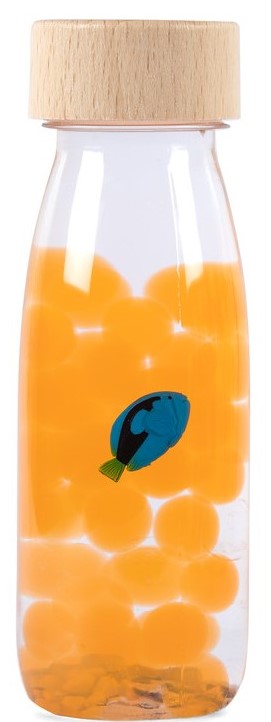 Petit Boum Sensory Toy Bottle Sound - Blue Tang