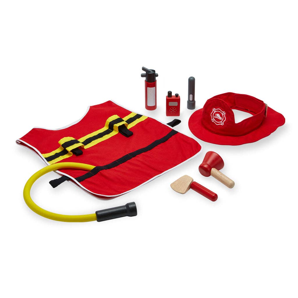 Fire Fighter Play Set Wooden Playset