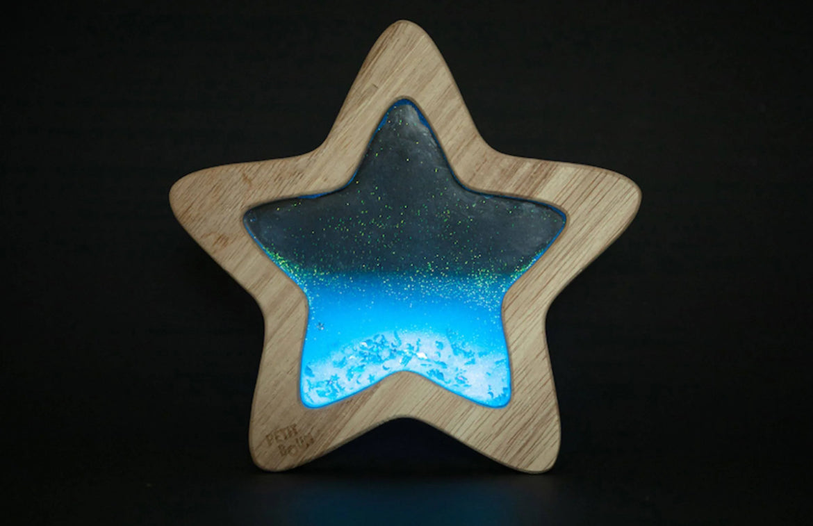 Petit Boum Nebula Sensory Flow Star - Blue
