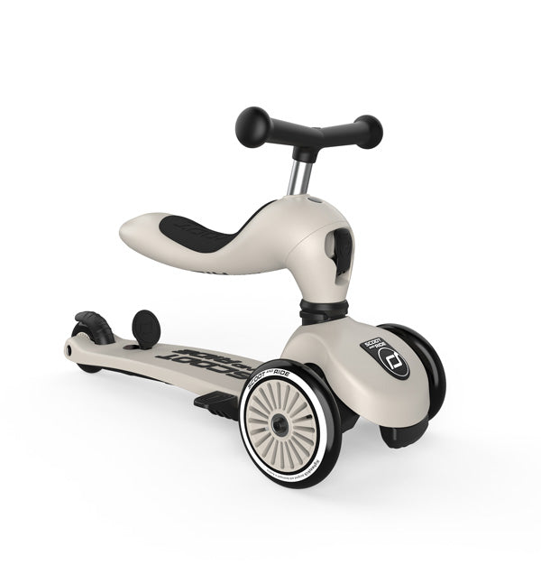 Scoot & Ride Highway Kick 1 'Push & Go' Scooter - Ash