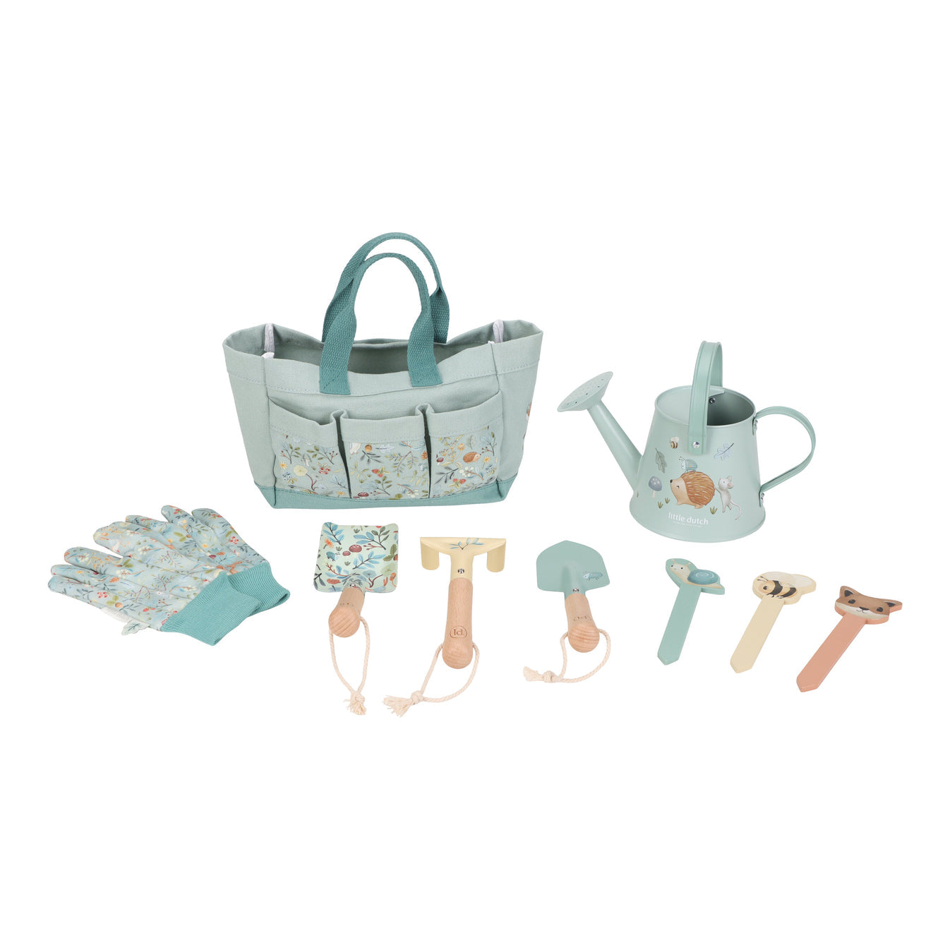 Little Dutch Garden gift set 10-piece - Forest Friends FSC