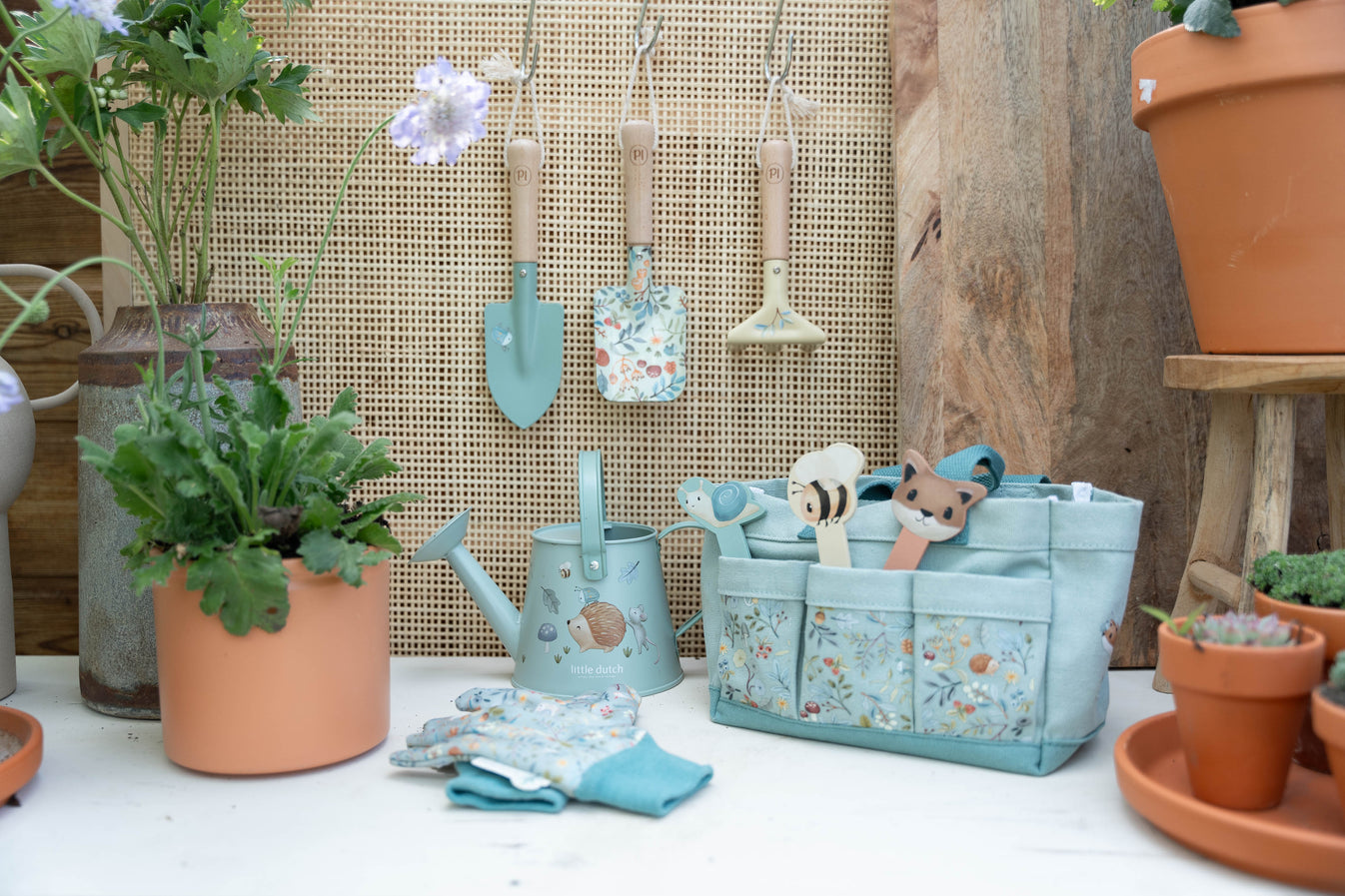 Little Dutch Garden gift set 10-piece - Forest Friends FSC