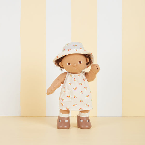 Dinkum Dolls Cotton Una Rainbow Dress Set