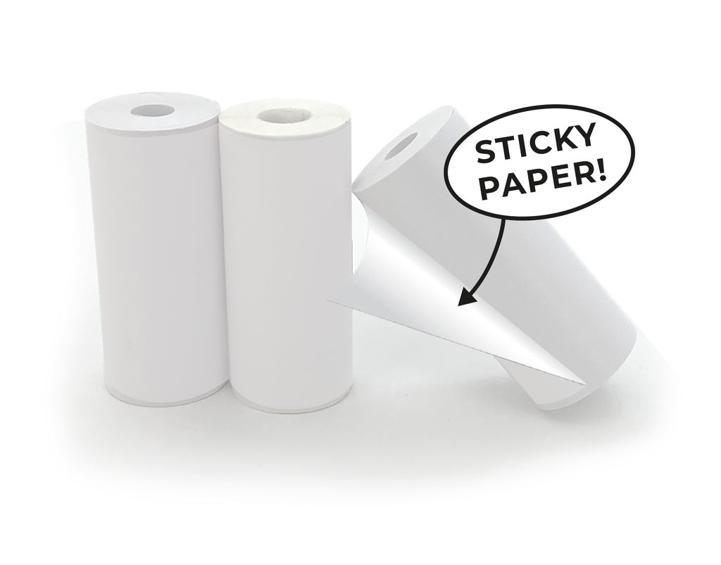 Paper Rolls - Self-Adhesive - 3 pcs Refill Pack