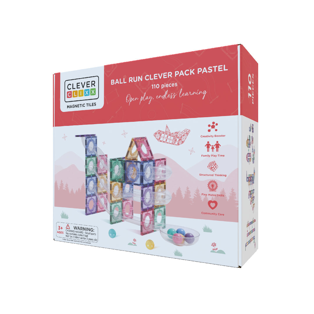 Ball Run Clever Pack Pastel | 110 Pieces