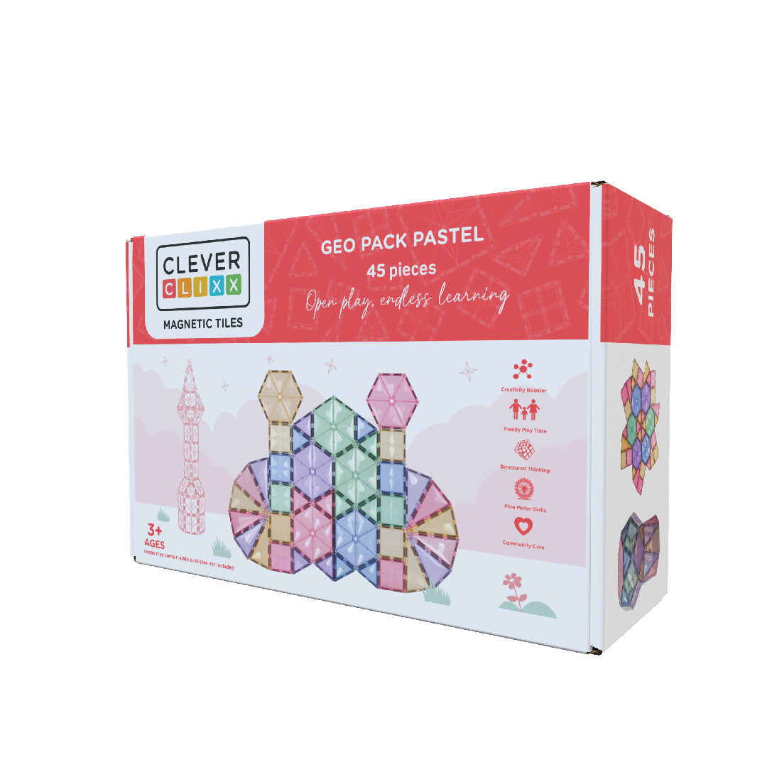 Geo Pack Pastel | 45 Pieces