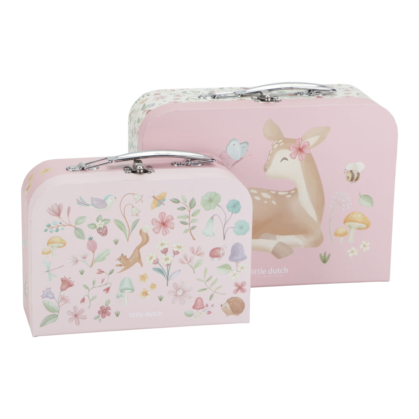 Suitcase set pink FSC - Fairy Garden