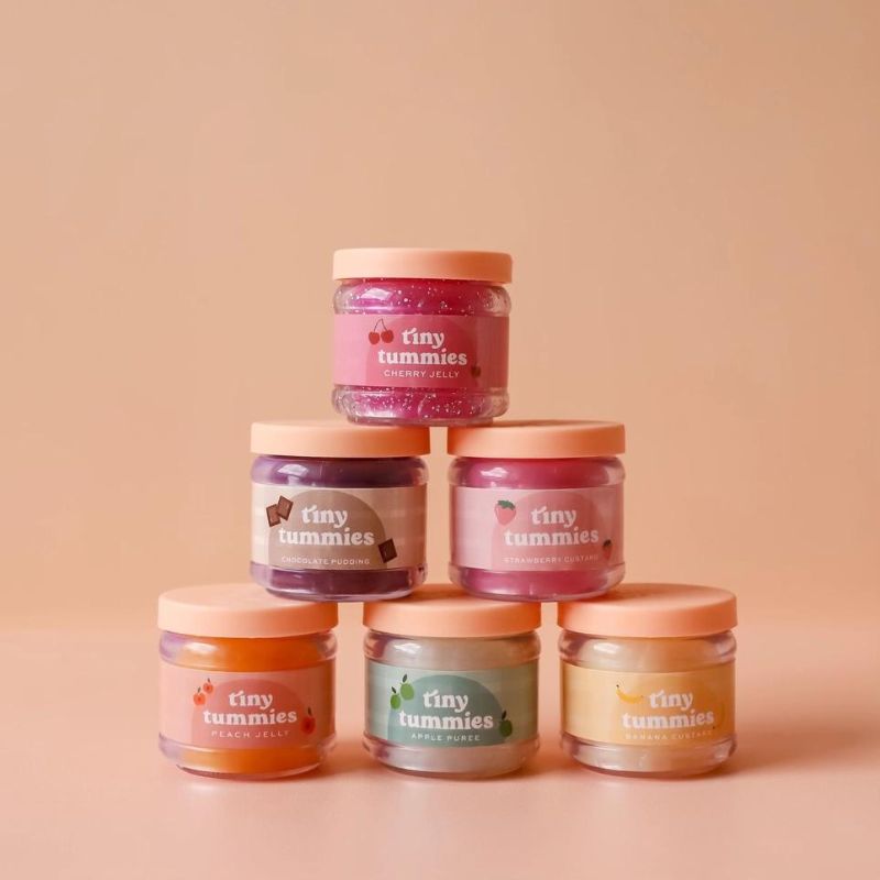 Tiny Harlow - Tiny Tummies Grape Jelly Food Jar & Spoon Set