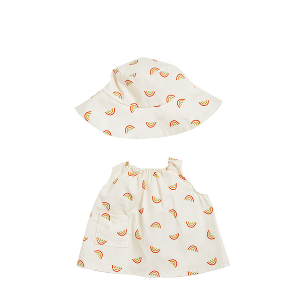 Dinkum Dolls Cotton Una Rainbow Dress Set