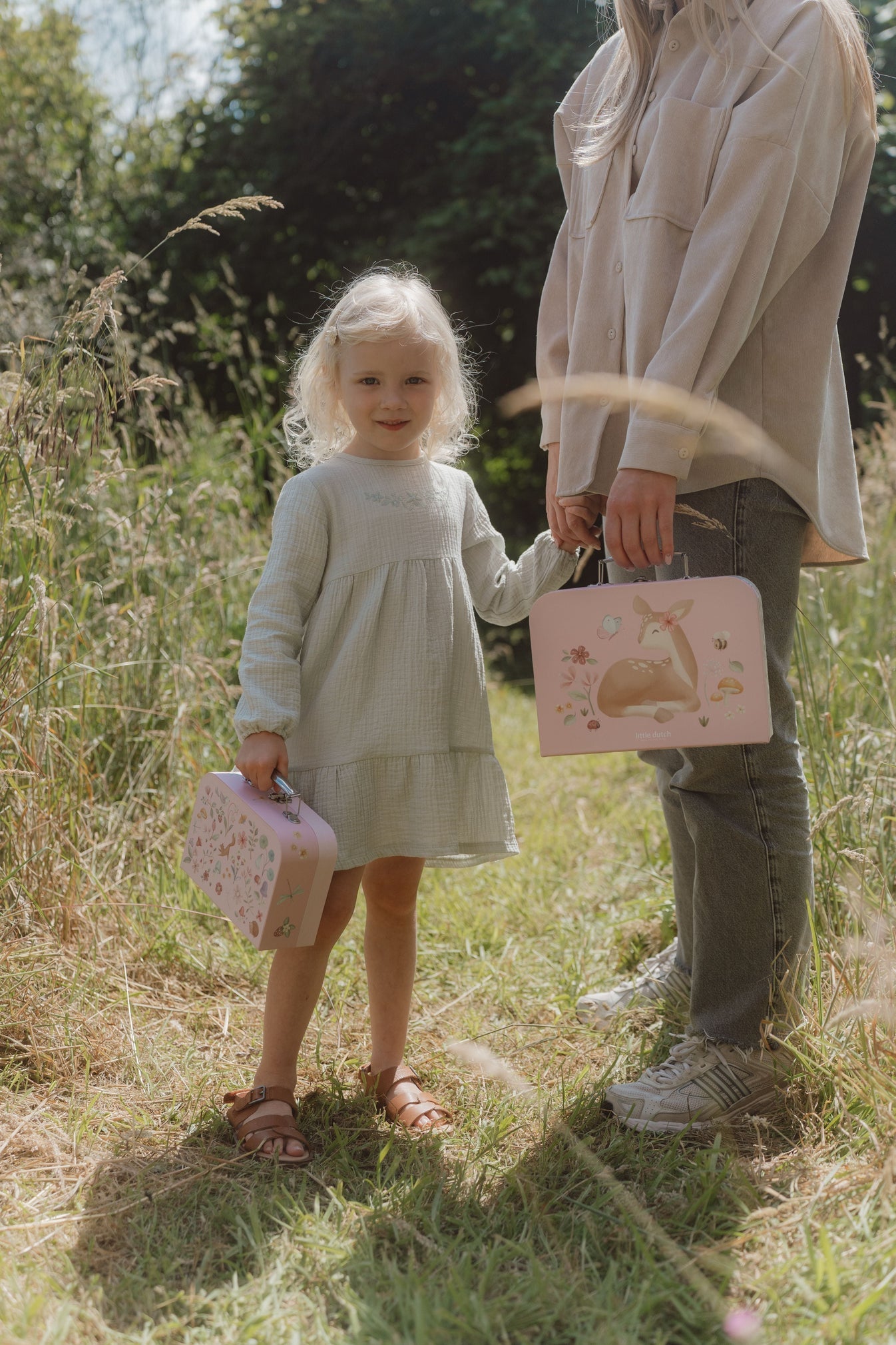 Suitcase set pink FSC - Fairy Garden