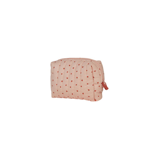 Quilted Toiletries Bag Strawberry