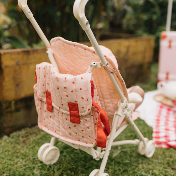 Carrie Convertible Changing Set Strawberry