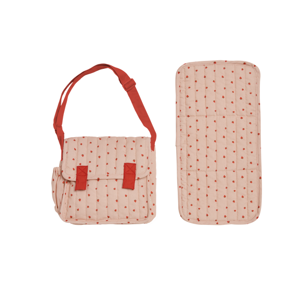 Carrie Convertible Changing Set Strawberry