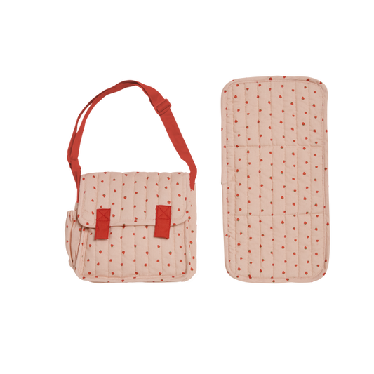 Carrie Convertible Changing Set Strawberry