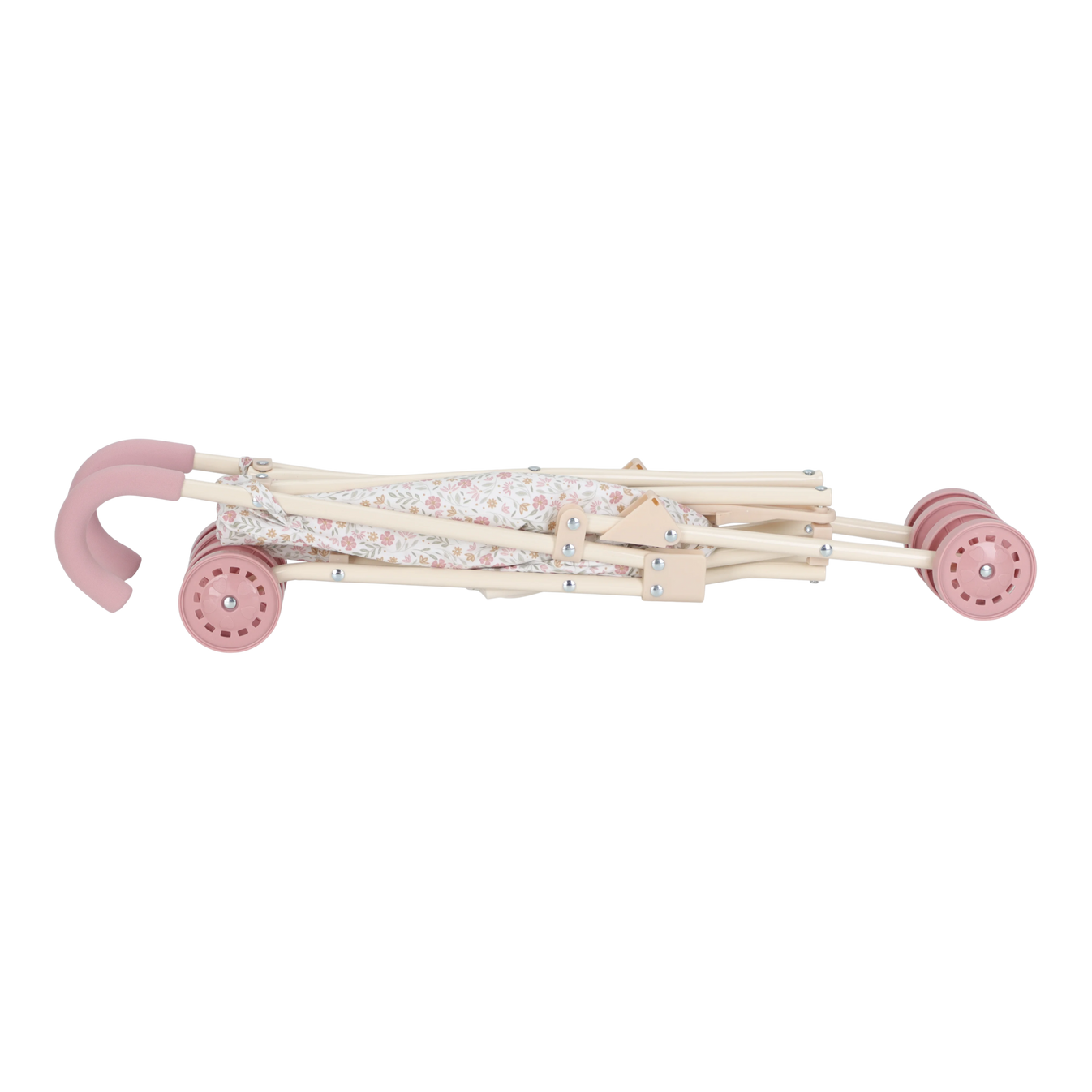 Metal Doll Stroller - White