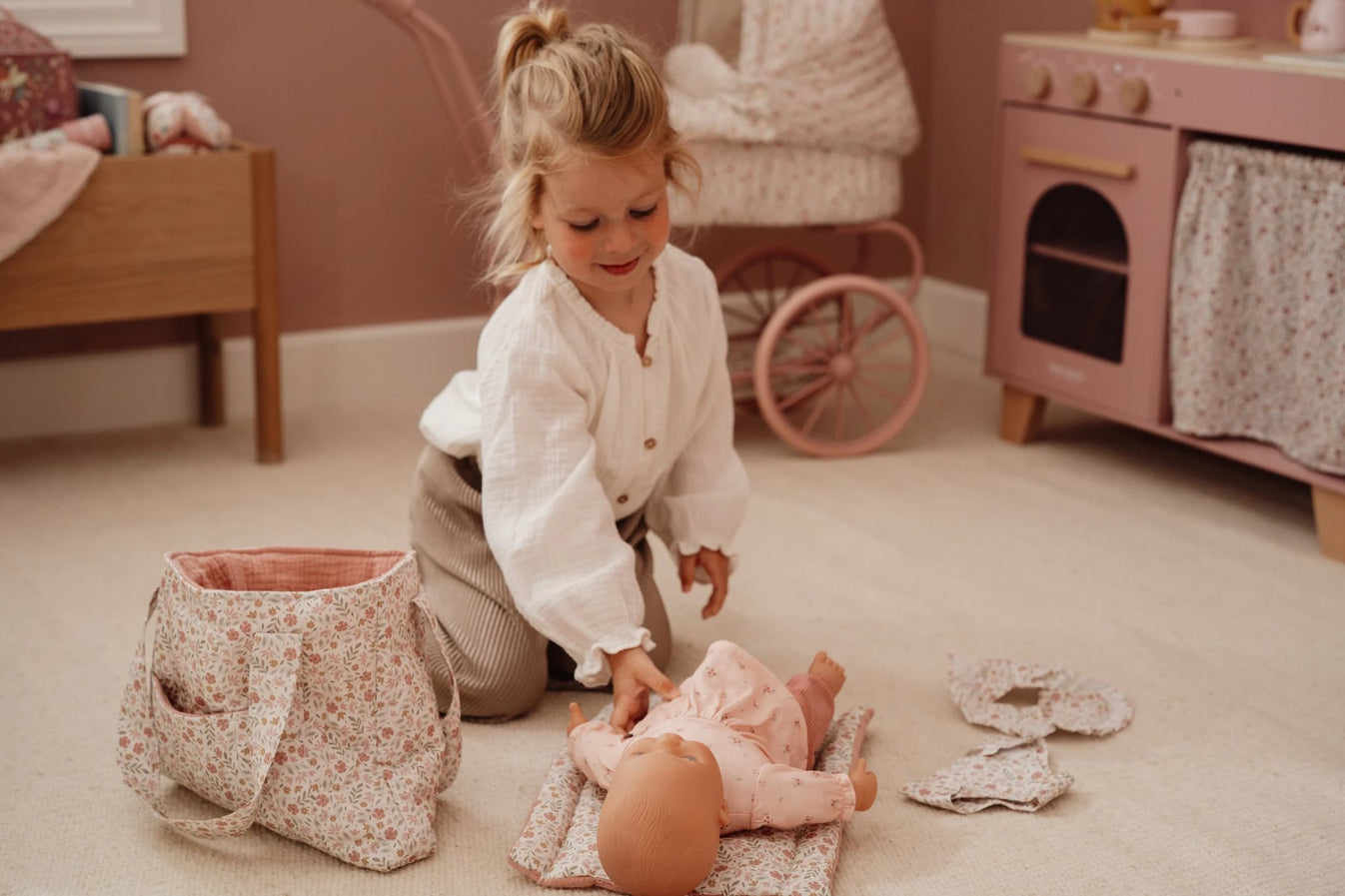 Doll nursery bag set