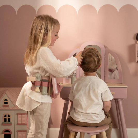 Wooden barber set – Pink – Essentials