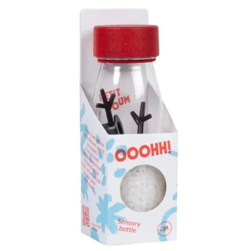 Petit Boum Sensory Toy Bottle (Christmas Snowman)