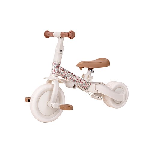 Little Dutch 4 in 1 Tricycle - Off White Sunny Flowers