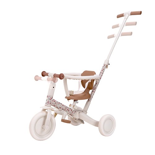 Little Dutch 4 in 1 Tricycle - Off White Sunny Flowers