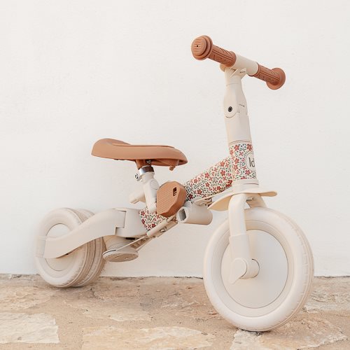 Little Dutch 4 in 1 Tricycle - Off White Sunny Flowers