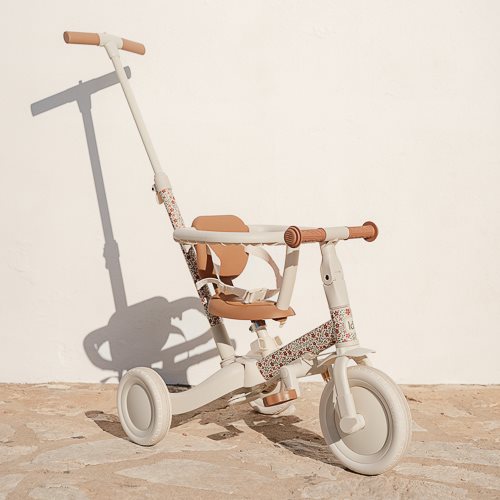 Little Dutch 4 in 1 Tricycle - Off White Sunny Flowers
