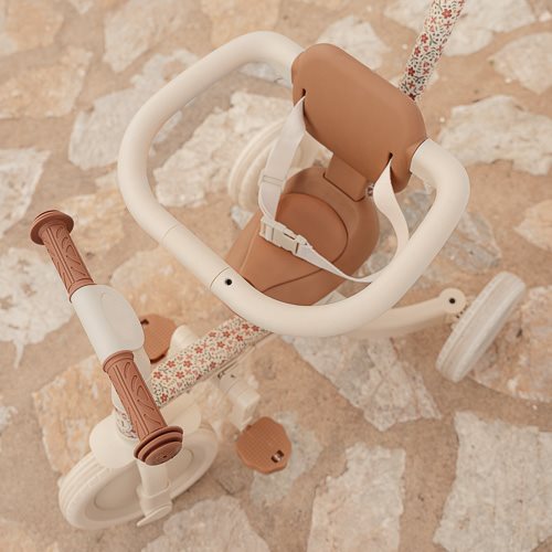 Little Dutch 4 in 1 Tricycle - Off White Sunny Flowers