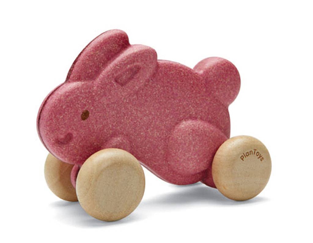 Push Along Bunny Wooden Toy PlanToys