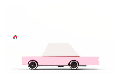 Candycar - Pink - Wooden Diecast Toy Car Candylab