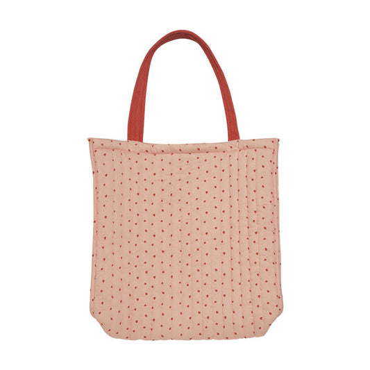 Quilted Tote Bag Strawberry