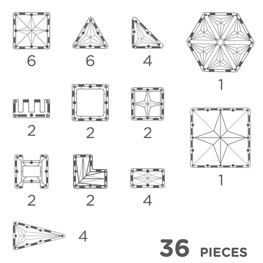 Petite Pastel Pack - 36 pieces
