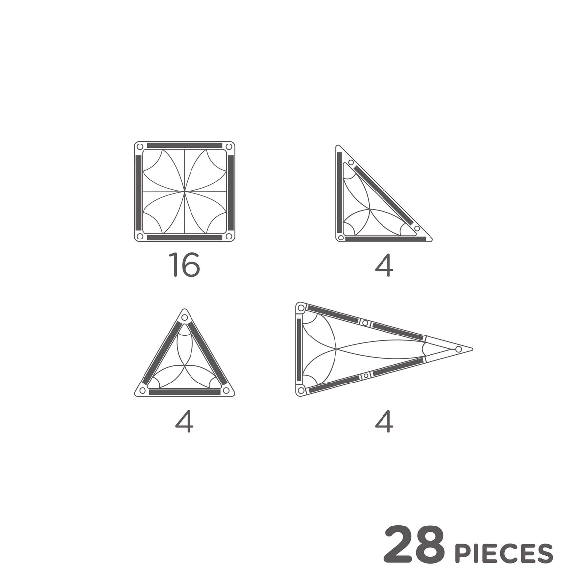 Mini Tiles Pack Intense | 28 pieces