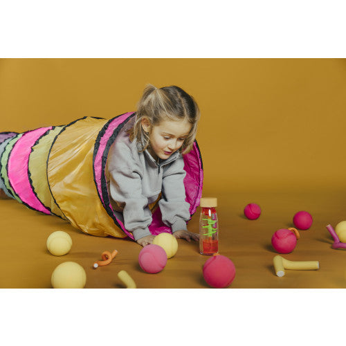 Petit Boum Sensory Toy Bottle Move Spiral (Pink)