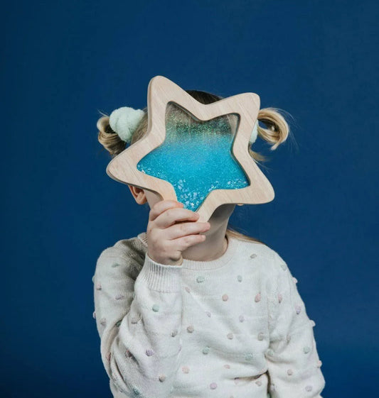 Petit Boum Nebula Sensory Flow Star - Blue