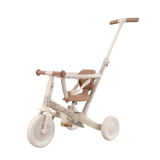 4 in 1 Tricycle with push bar Sunny Flower