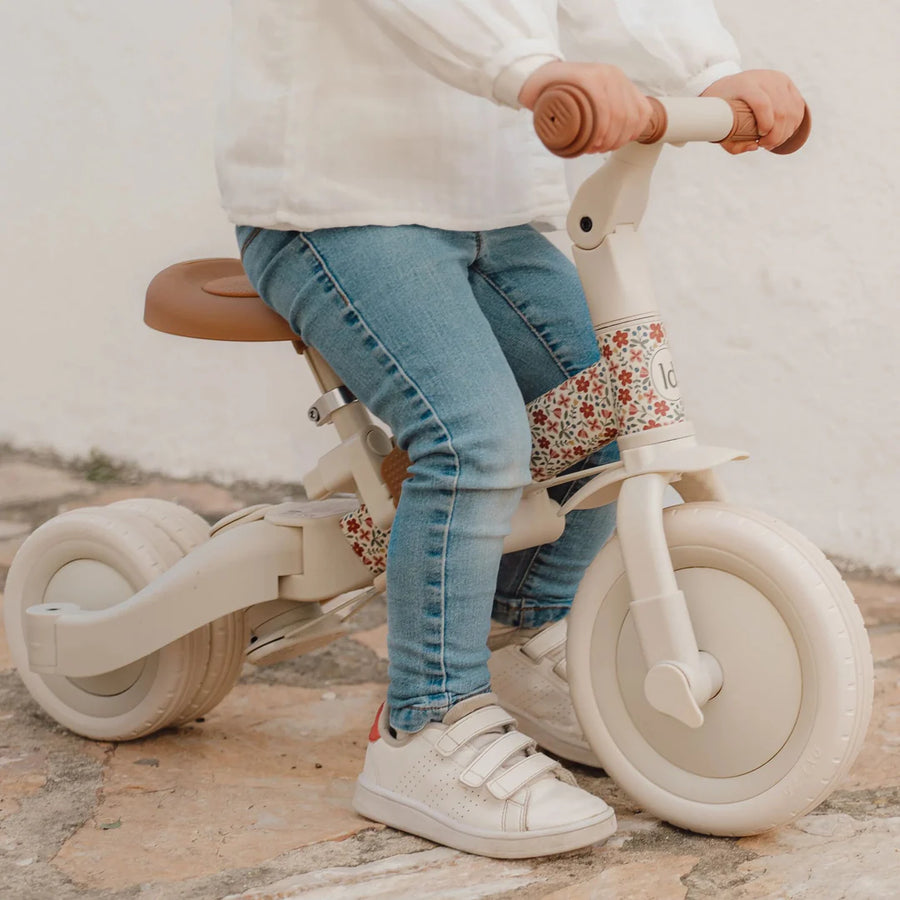 4 in 1 Tricycle with push bar Sunny Flower