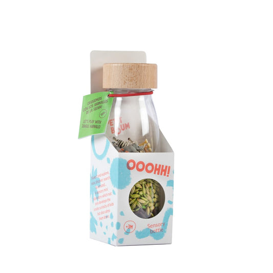 Petit Boum Sensory Toy Bottle Spy (Jungle)