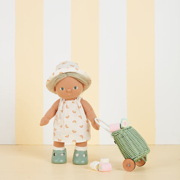 Dinkum Dolls Cotton Una Rainbow Dress Set
