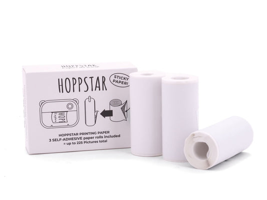 Paper Rolls - Self-Adhesive - 3 pcs Refill Pack
