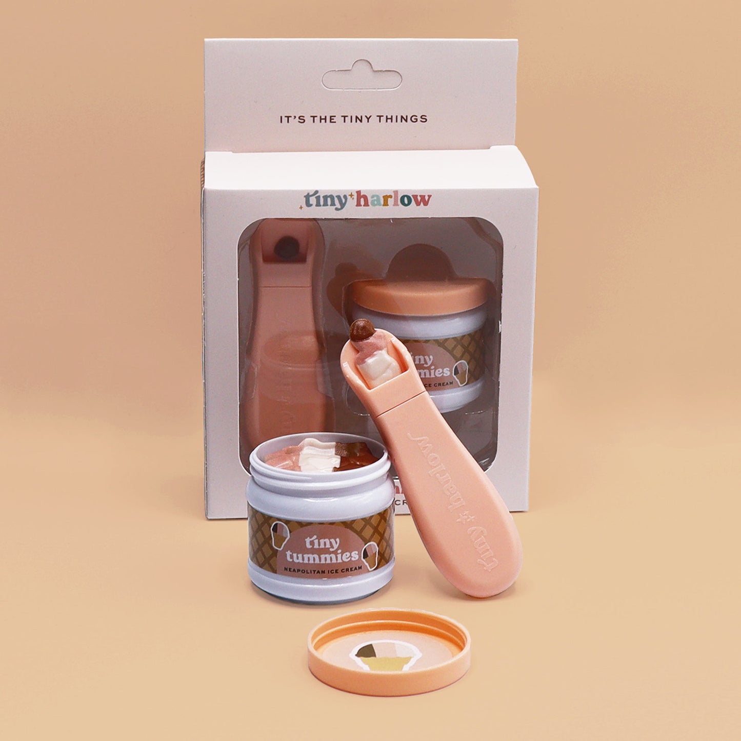 Tiny Harlow Neopolitan Ice Cream Tiny Tummies