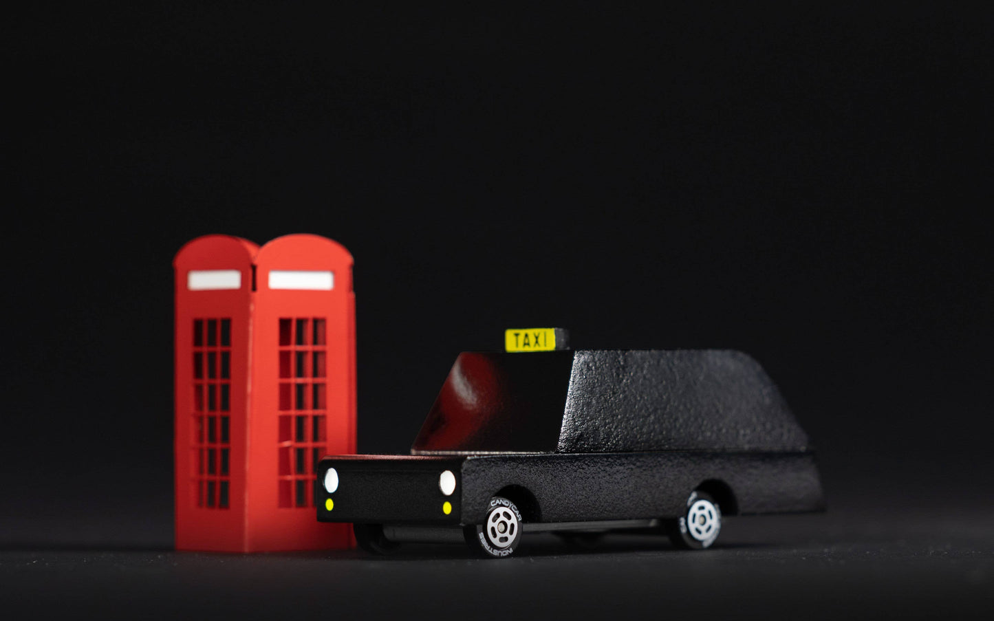 Candycar - London Taxi - Wooden Diecast Toy Car Candylab