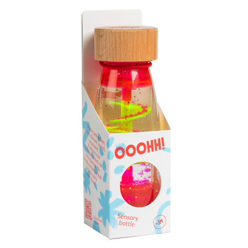 Petit Boum Sensory Toy Bottle Move Spiral (Pink)