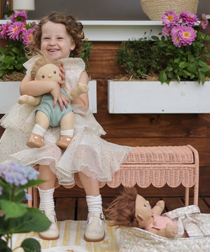 Rattan Petal Storie Bench