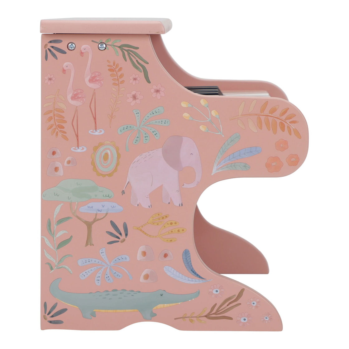 Due 9th June Wooden piano - Pink - Safari Friends