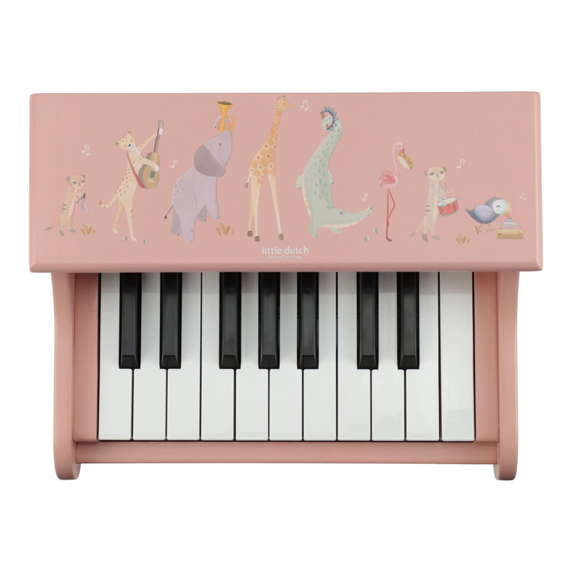 Due 9th June Wooden piano - Pink - Safari Friends