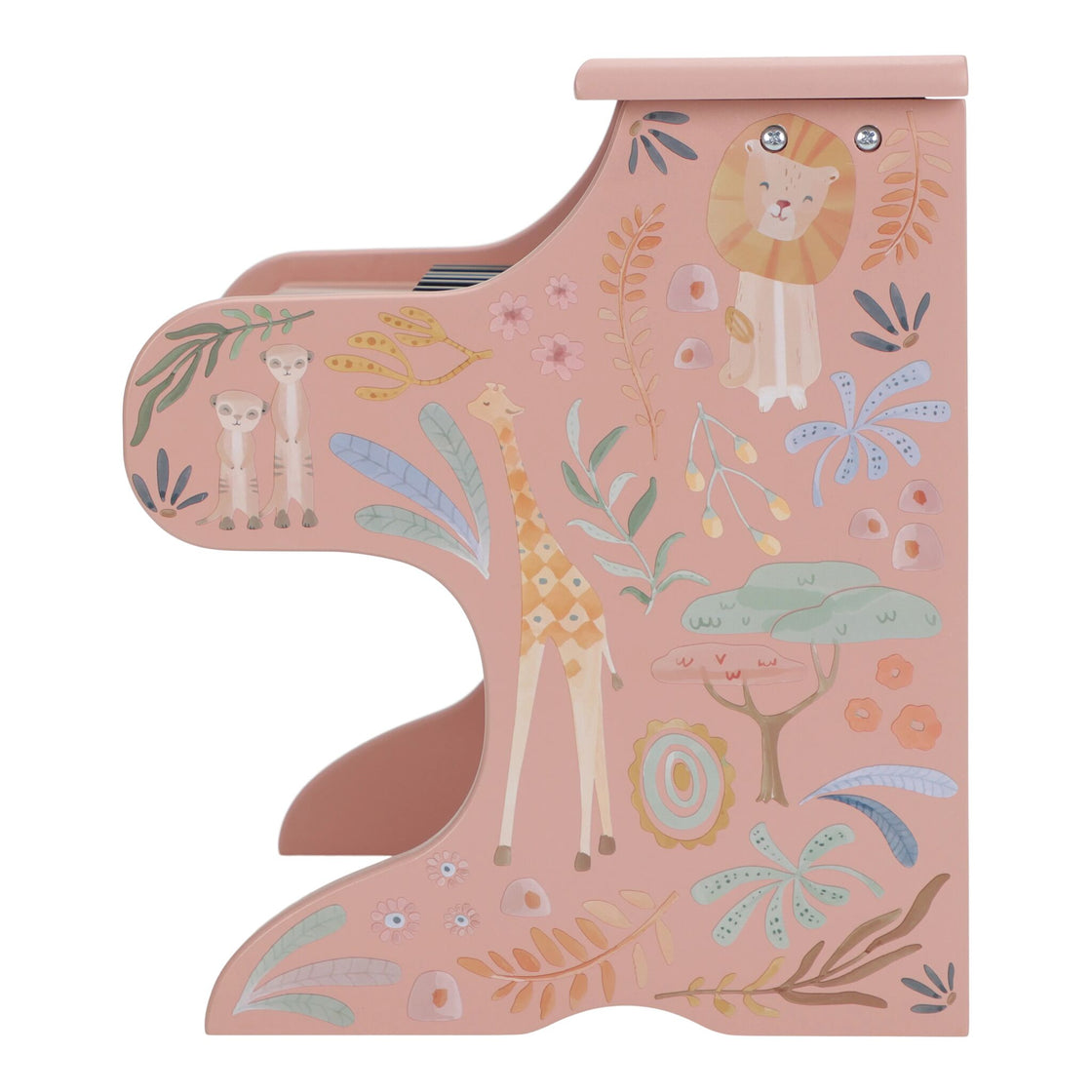 Due 9th June Wooden piano - Pink - Safari Friends