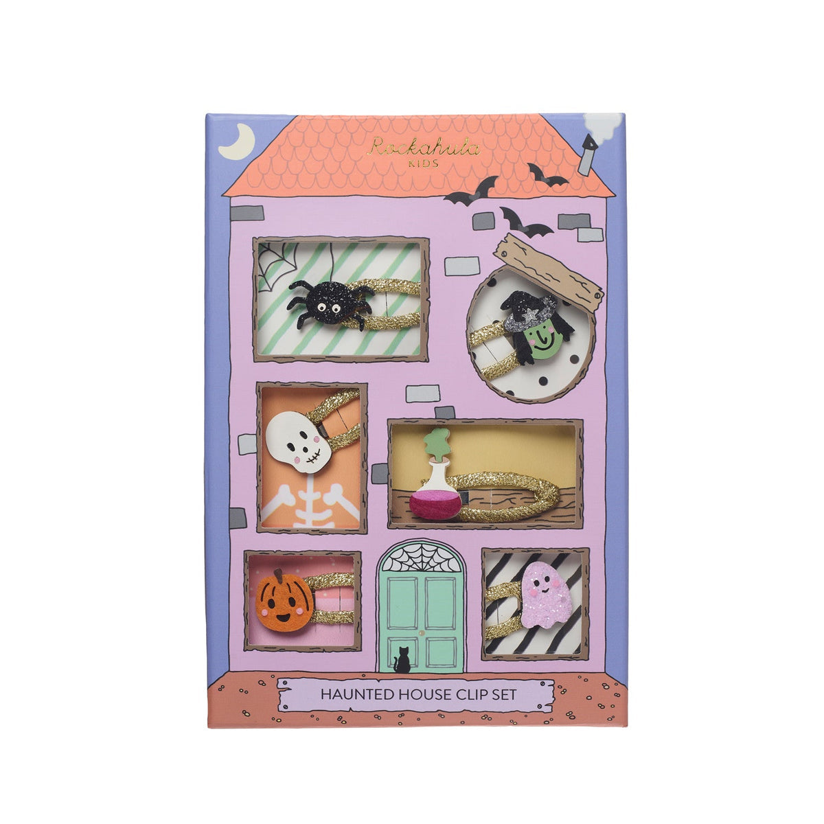Haunted House Hair Clip Set