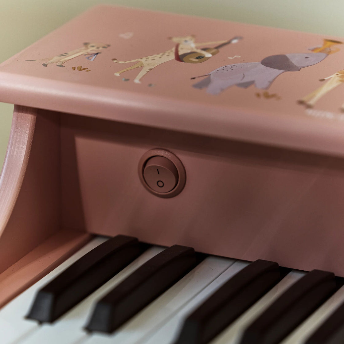 Due 9th June Wooden piano - Pink - Safari Friends